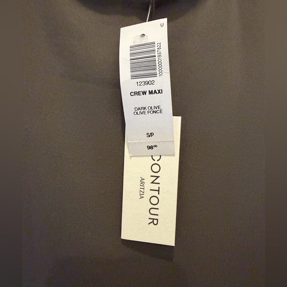 NWT Aritzia Contour Crew Longsleeve Maxi Dress - Picture 7 of 7